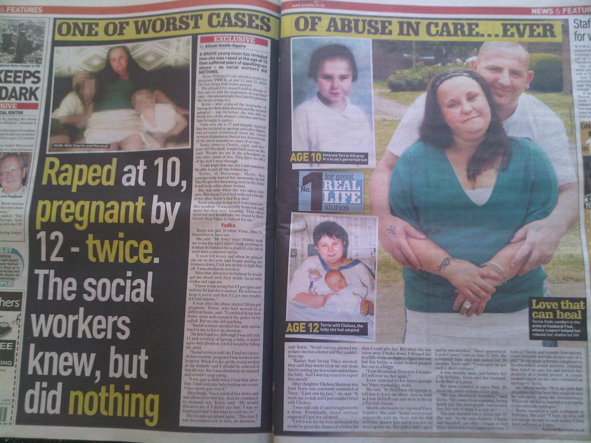 Pregnant at 11 - one woman's shocking story - sold to Sunday People