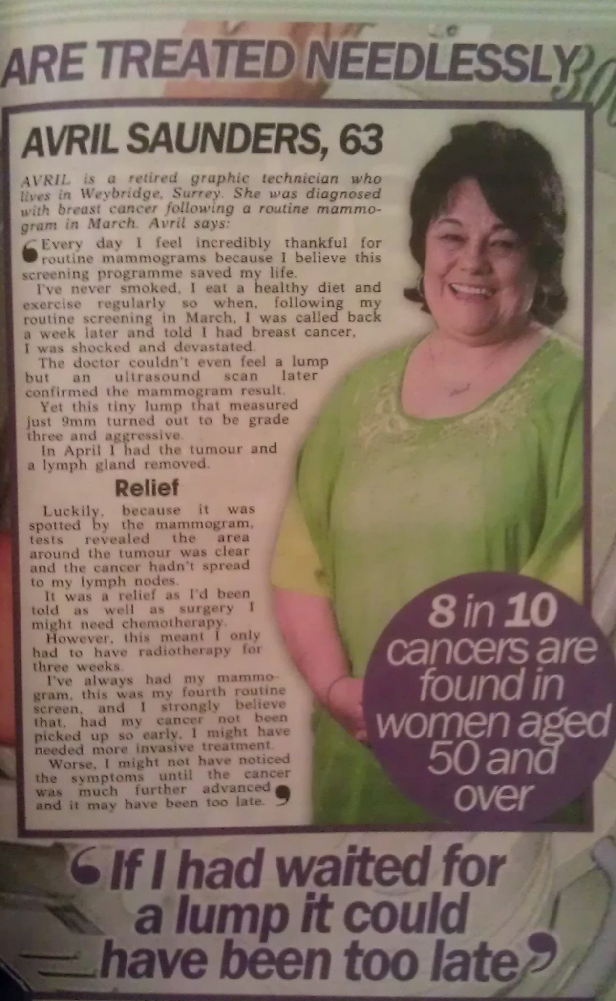 The Sun newspaper - health section