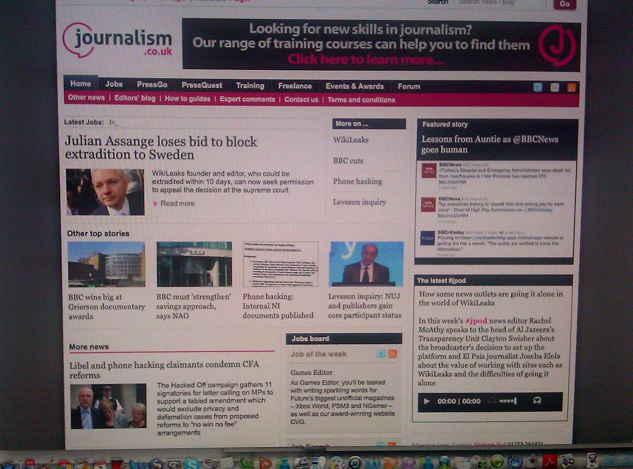 Journalism.co.uk - How it all began...