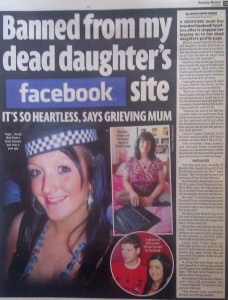 Louise Palmer - mum brands Facebook heartless