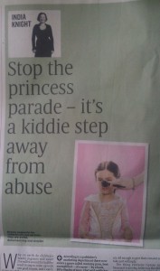 Miss Mini Princess UK causes a storm...