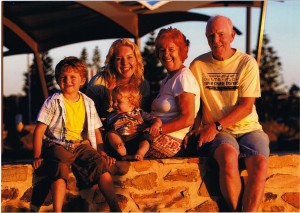 Vivienne and family in Australia