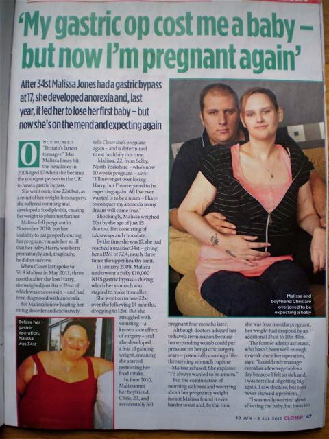 Malissa Jones pregnant again - story in Closer