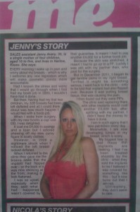 Jenny's Story The Sun PIP