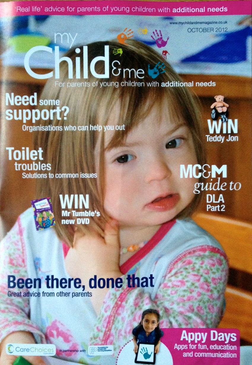Natty on the cover of My Child & Me