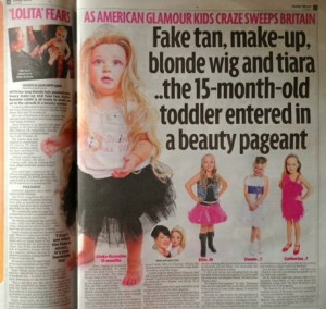 Miss Mini Princess UK, Sunday Mirror