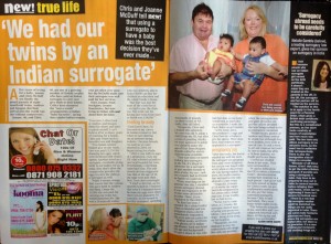 Our twins from an Indian surrogate - New! mag