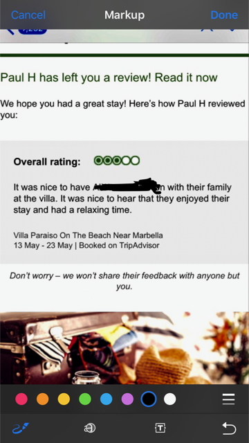 Villa owner reviews his guests, TripAdvisor